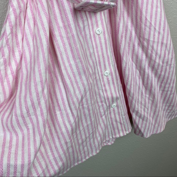 Alexis x Target Pink & White candy striper Pinstripe Dress NWT - Picture 6 of 9